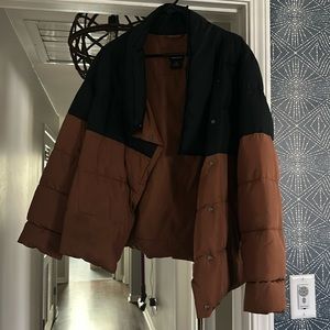 Summersalt puffer -brown and black; worn once